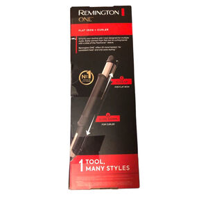 Remington Flat Iron and Curler Black and Rose Gold NIB